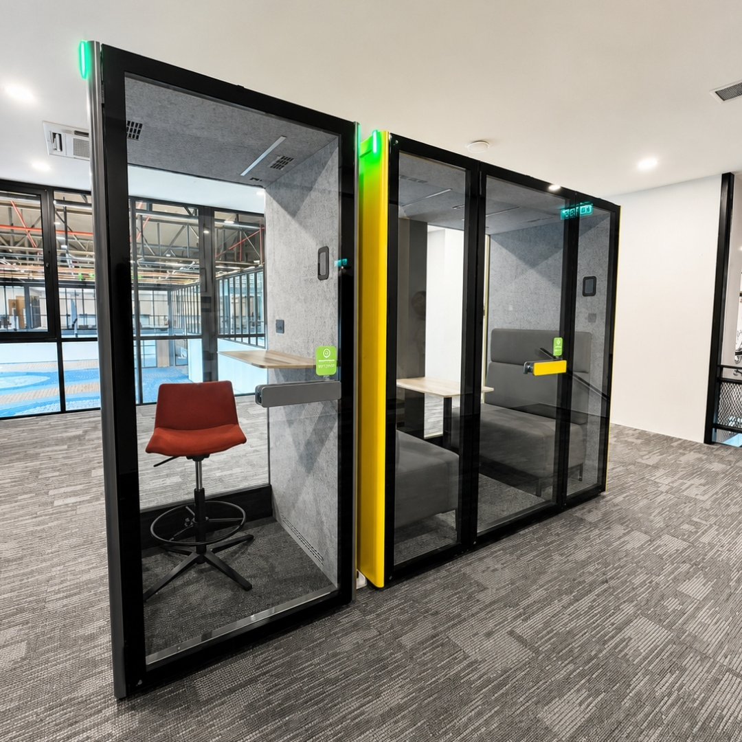 Soundproof office booths