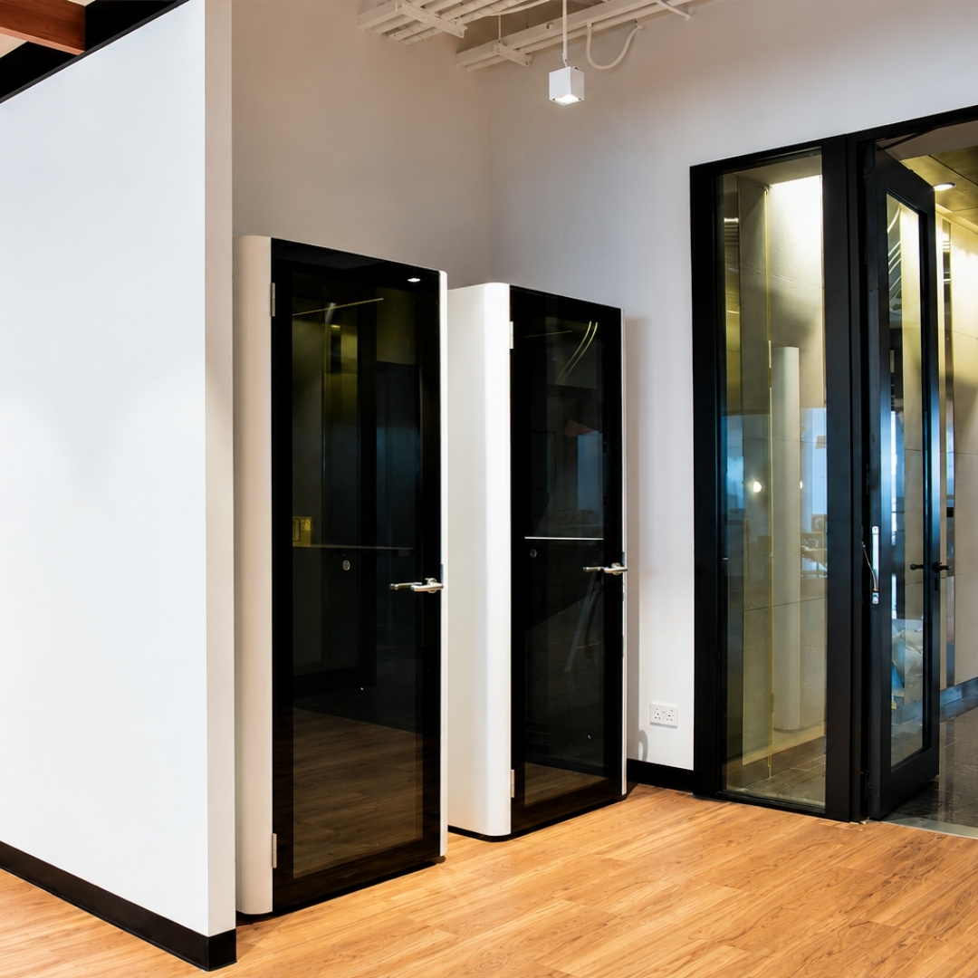 Office pod with occupancy sensor