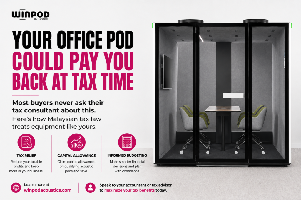 Acoustic Pod Tax Relief